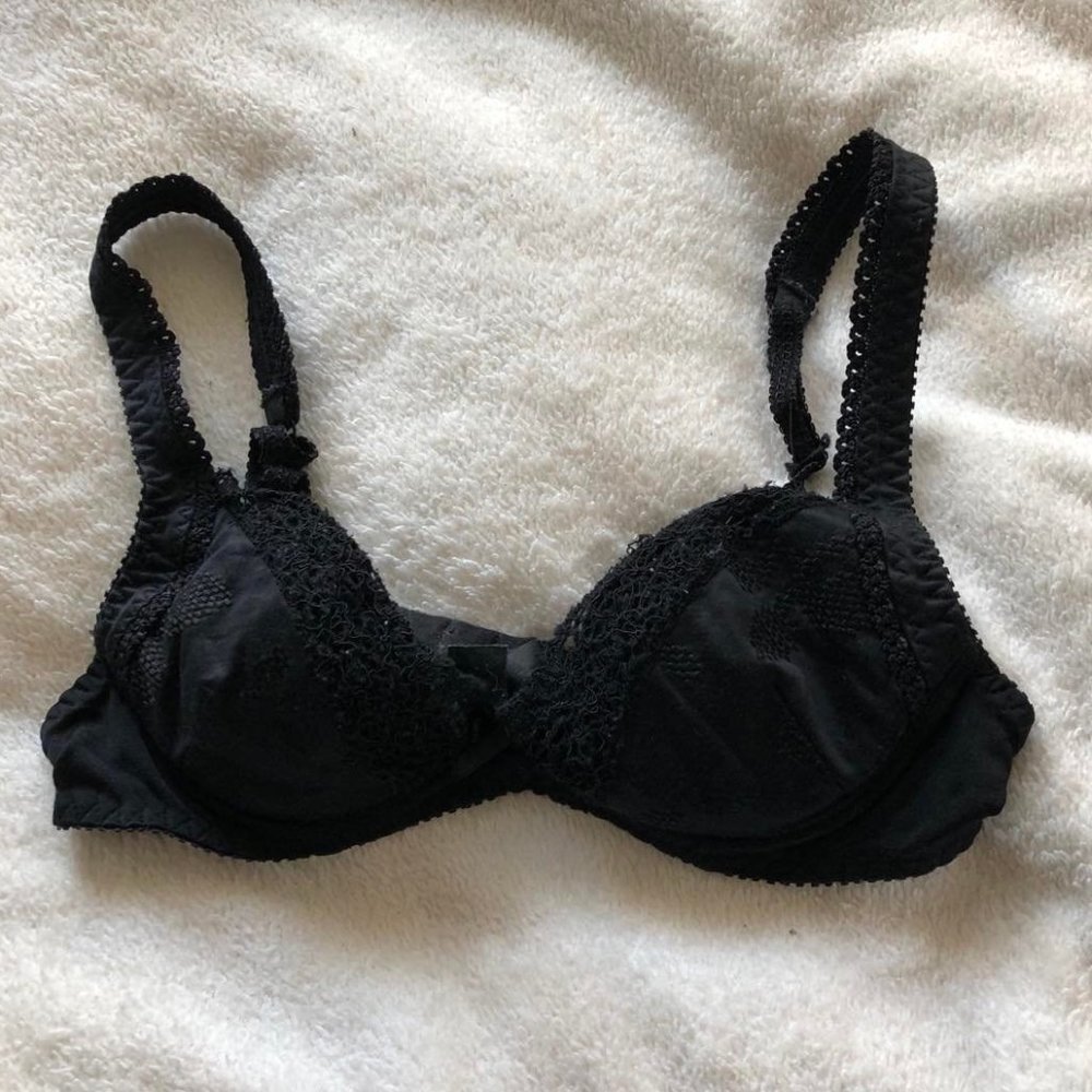 Designer Black Bra 32A